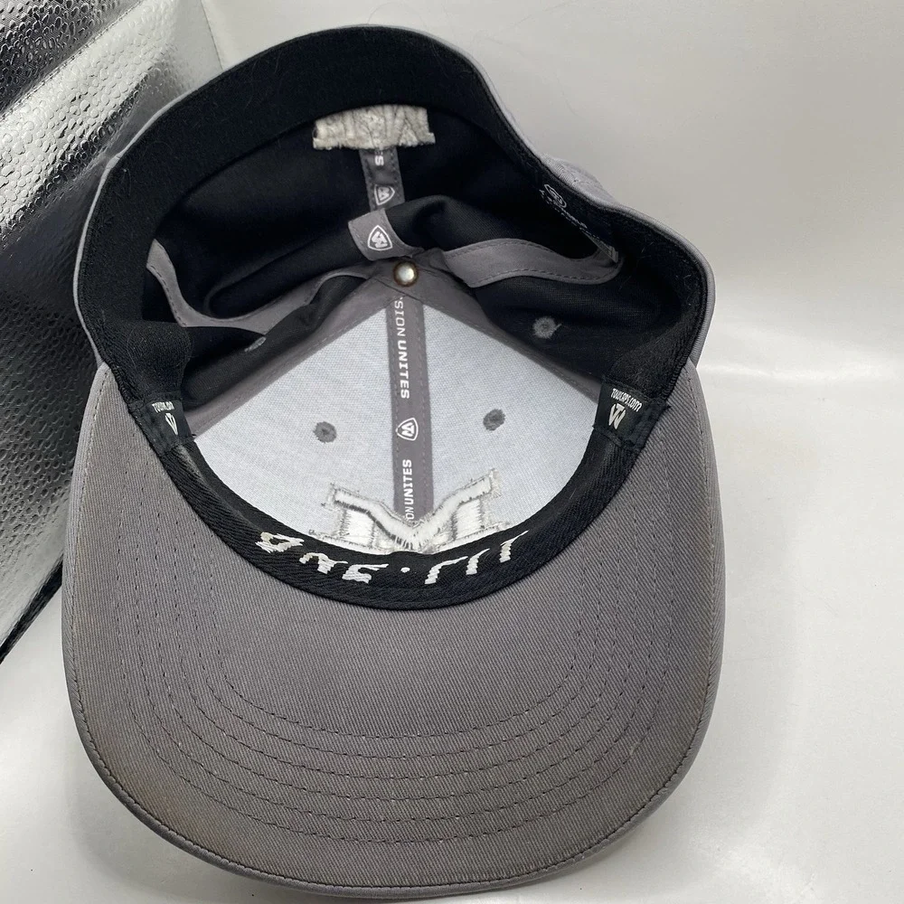 Ole Miss Rebels Hat Flex Fit Size‎ Medium Gray Top World Cleaned See Pics